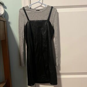 Black and Gray Women's Dress